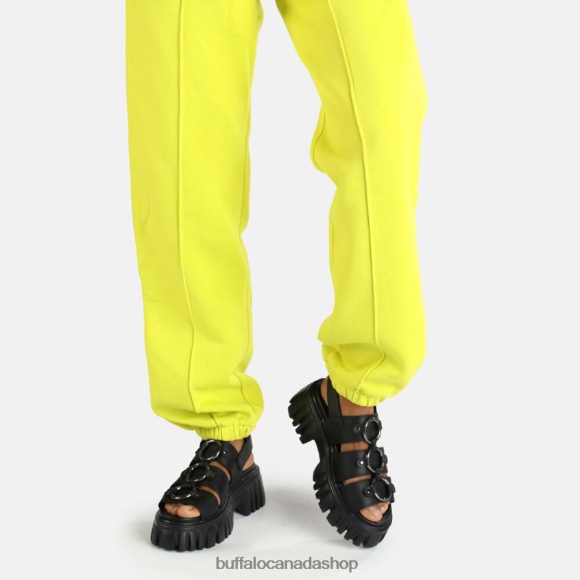 Lion Pierce platform sandal vegan Black Buffalo ZL64TZ870 |Sandals