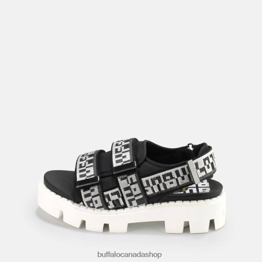 Raven TEC slide vegan Black Buffalo ZL64TZ640 |Sandals