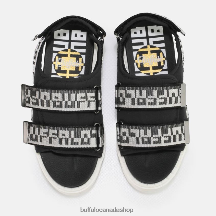 Raven TEC slide vegan Black Buffalo ZL64TZ640 |Sandals