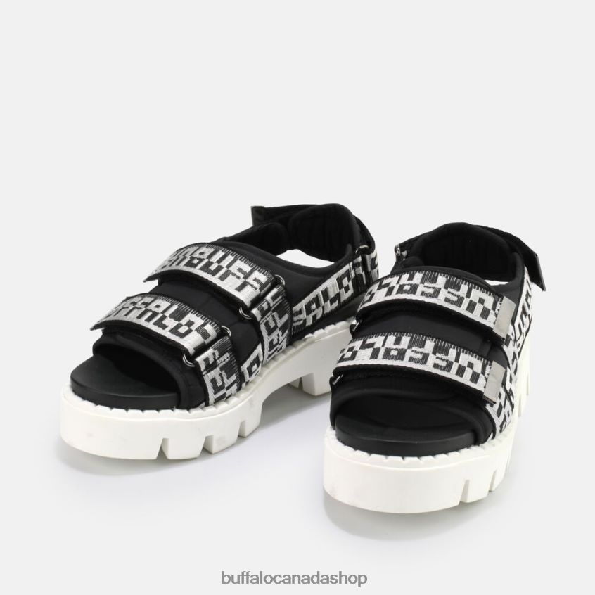 Raven TEC slide vegan Black Buffalo ZL64TZ640 |Sandals