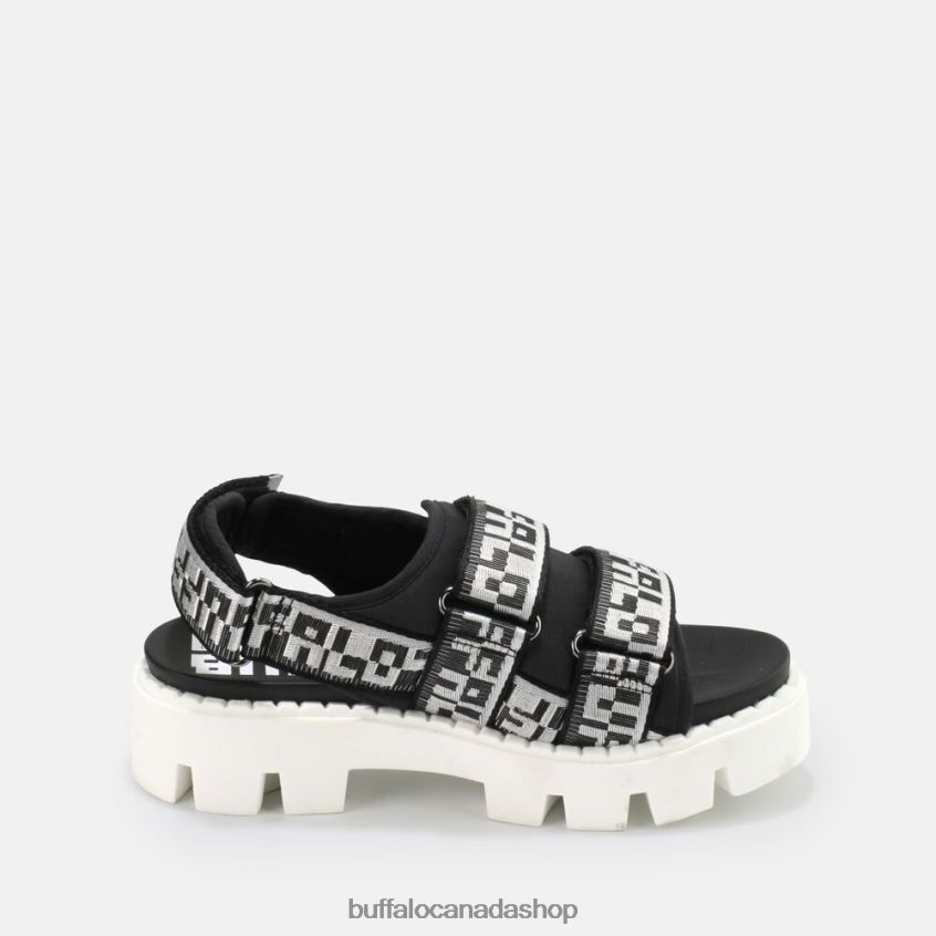 Raven TEC slide vegan Black Buffalo ZL64TZ640 |Sandals