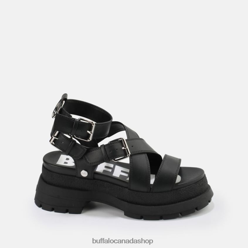 Rude Up platform sandal vegan Black Buffalo ZL64TZ764 |Sandals