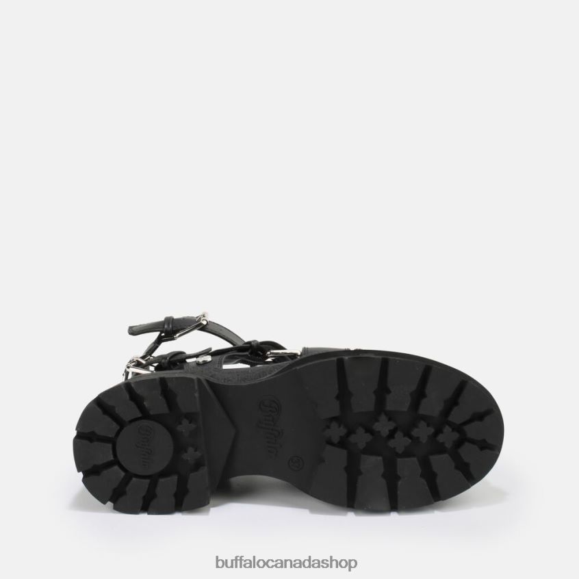 Rude Up platform sandal vegan Black Buffalo ZL64TZ764 |Sandals