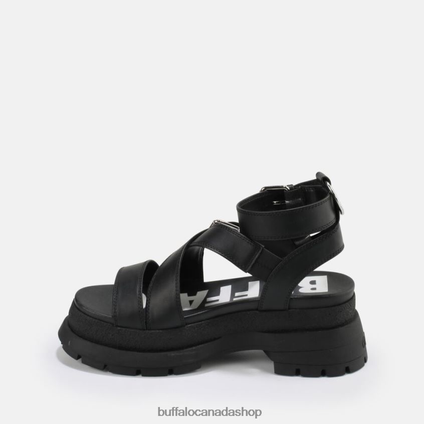 Rude Up platform sandal vegan Black Buffalo ZL64TZ764 |Sandals