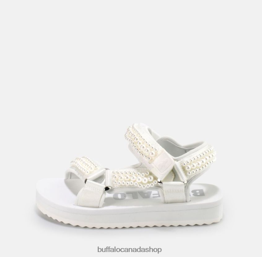 Sage Pearl platform sandals vegan White Buffalo ZL64TZ842 |Sandals