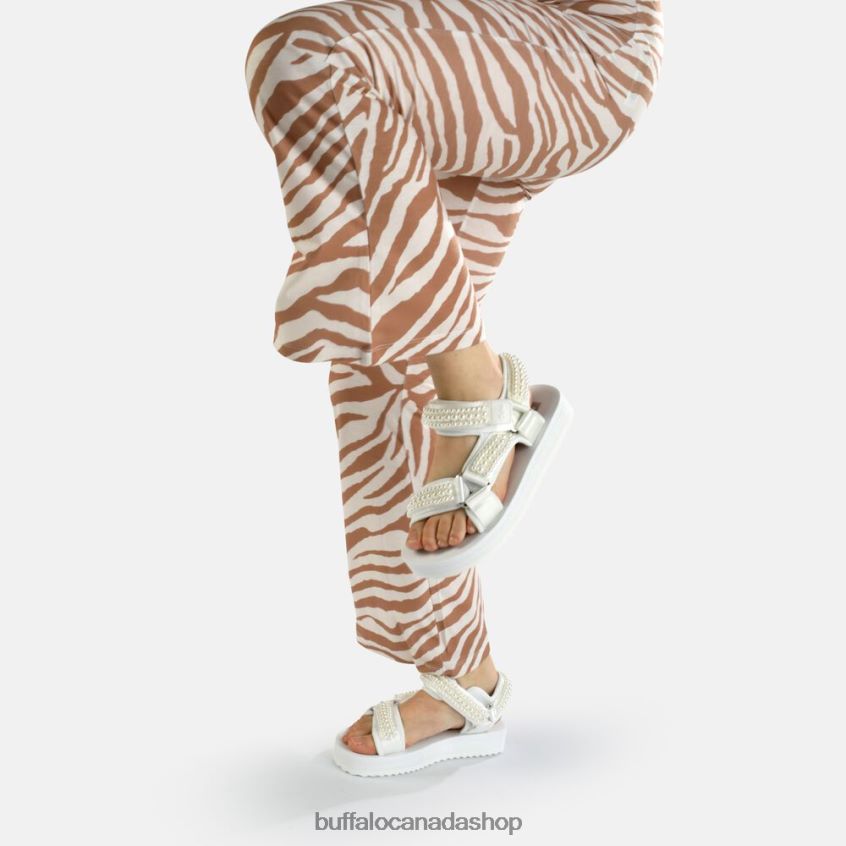 Sage Pearl platform sandals vegan White Buffalo ZL64TZ842 |Sandals