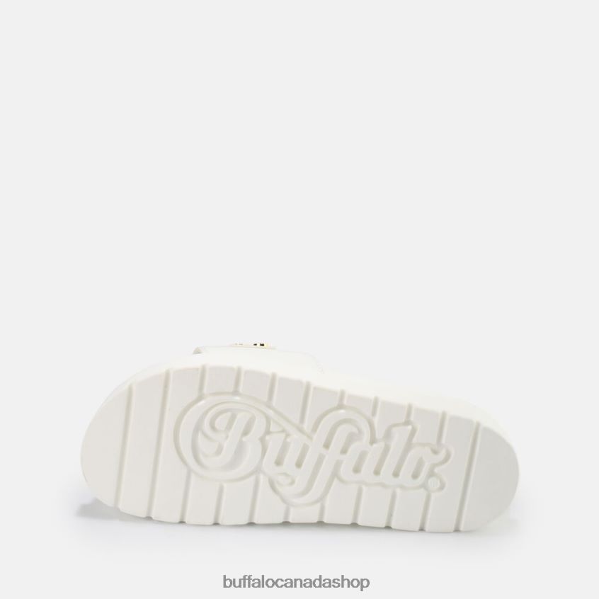 Eve Chain platform sandals vegan White Buffalo ZL64TZ853 |Slides