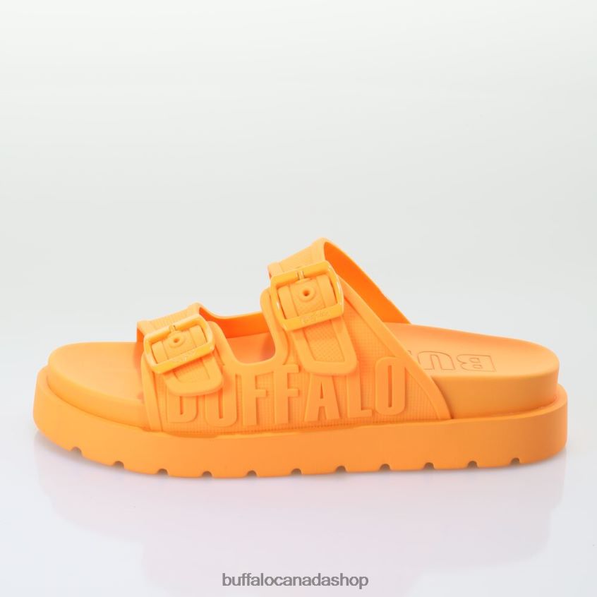 Eve Sol Platform Slide vegan Orange Buffalo ZL64TZ574 |Slides