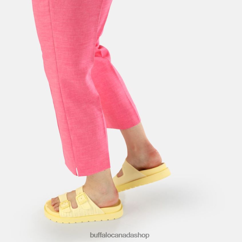 Eve Sol platform sandals vegan Vanilla Buffalo ZL64TZ877 |Slides