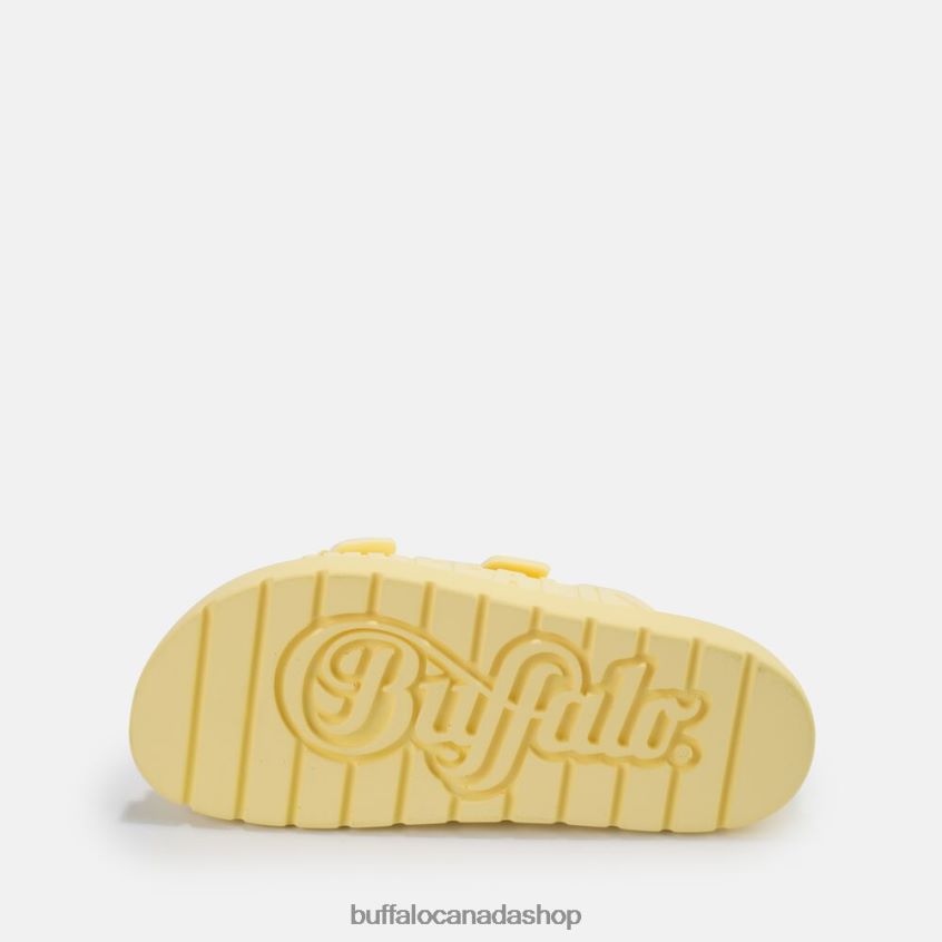 Eve Sol platform sandals vegan Vanilla Buffalo ZL64TZ877 |Slides