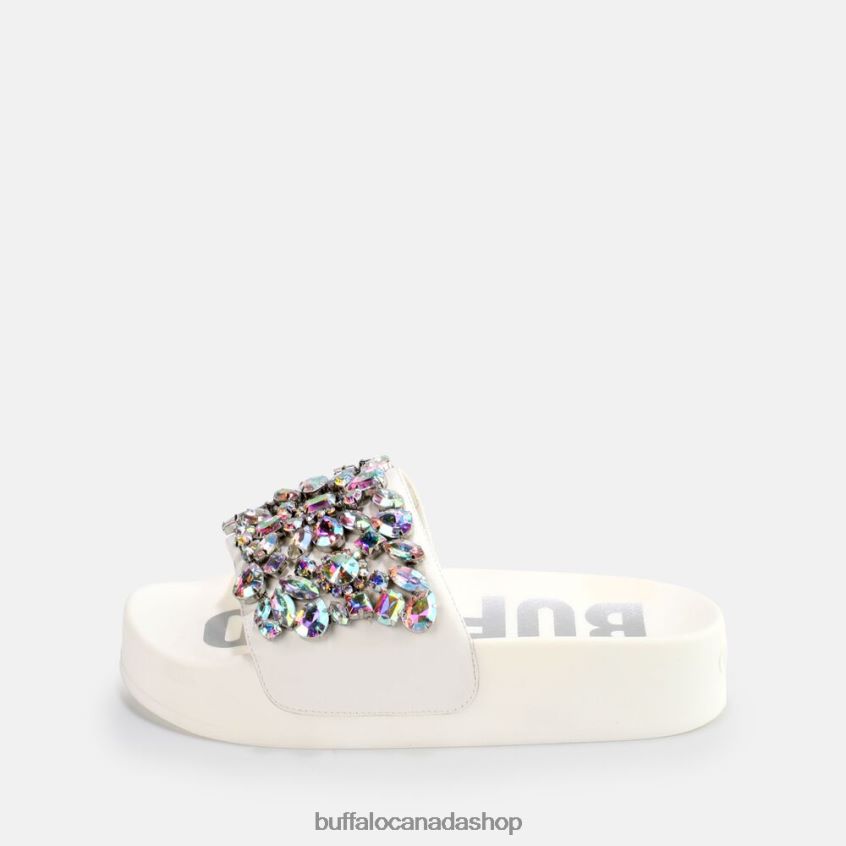 Fabia slide vegan White Buffalo ZL64TZ146 |Slides