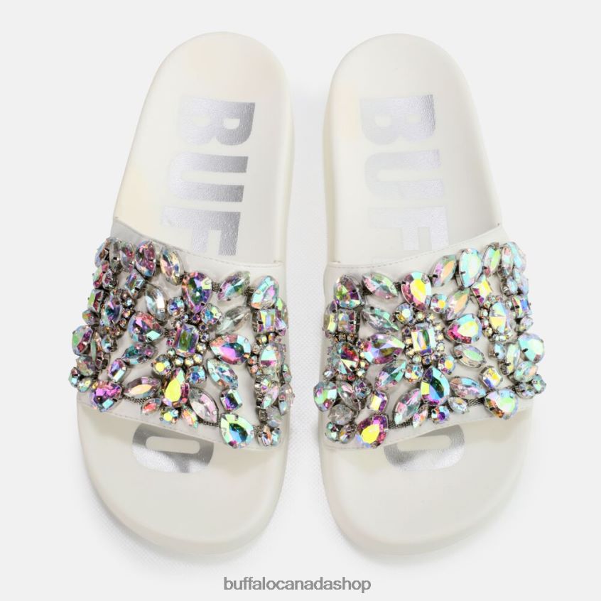 Fabia slide vegan White Buffalo ZL64TZ146 |Slides