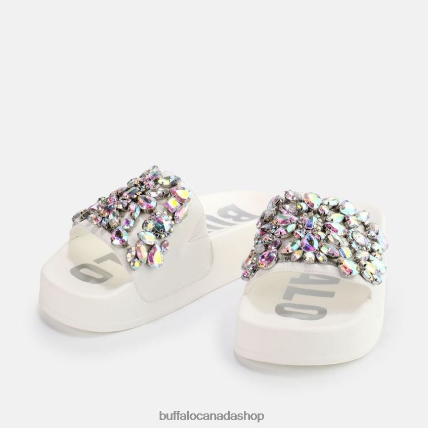 Fabia slide vegan White Buffalo ZL64TZ146 |Slides