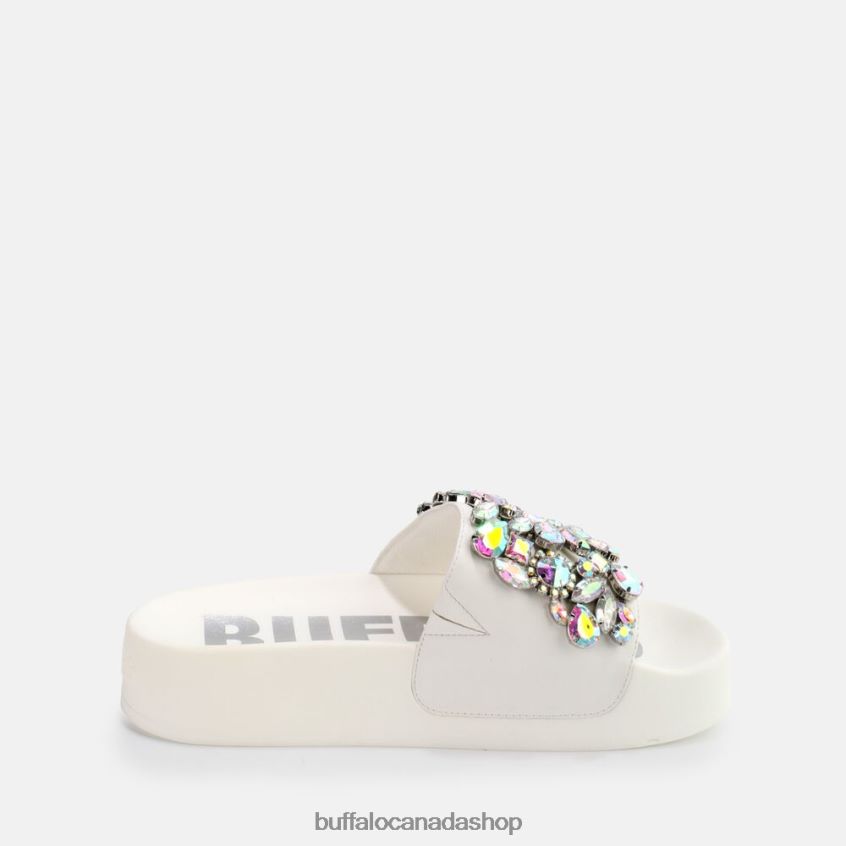 Fabia slide vegan White Buffalo ZL64TZ146 |Slides