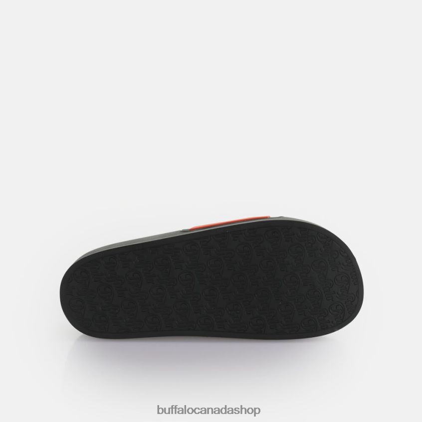 Lake Bold Platform Slide vegan Black Buffalo ZL64TZ193 |Slides