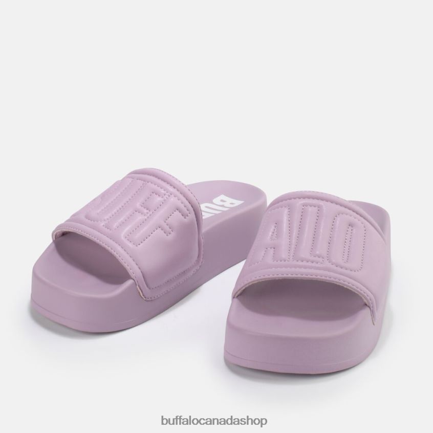 Lake Quilt platform sandals vegan Lavender Buffalo ZL64TZ797 |Slides