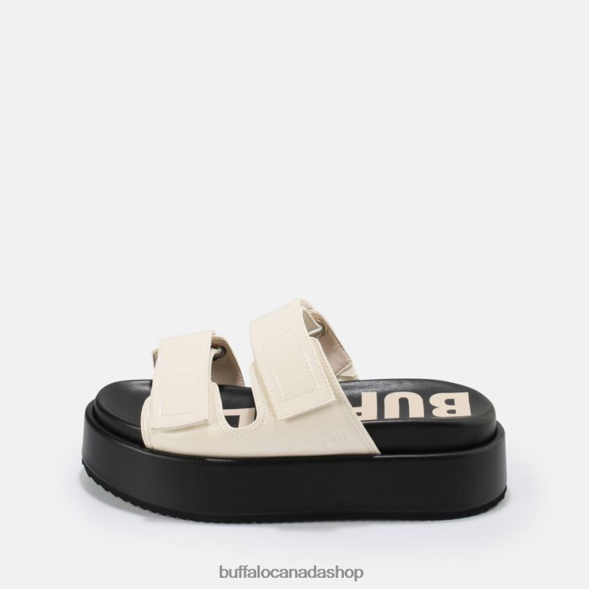 Noa Scandi vegan sandal Black Buffalo ZL64TZ921 |Slides