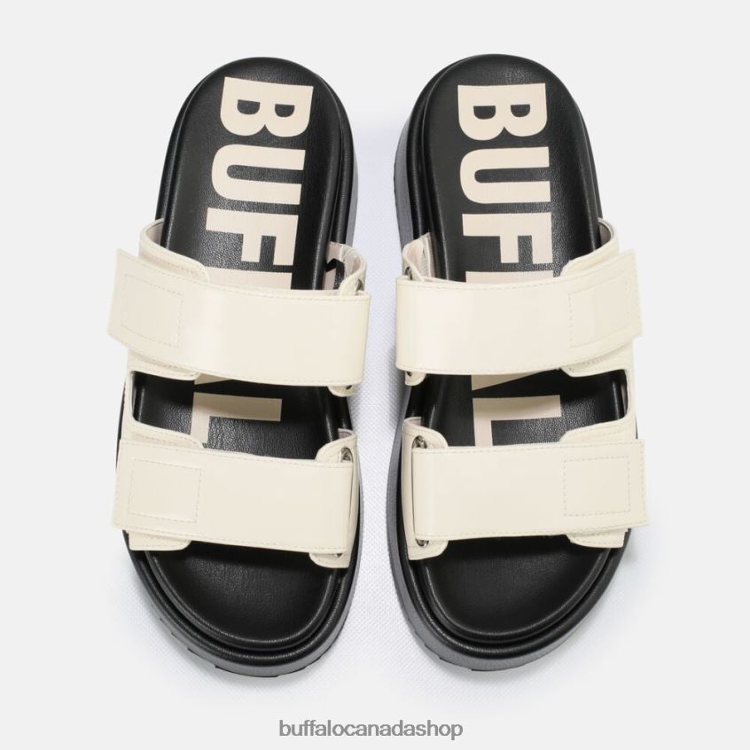 Noa Scandi vegan sandal Black Buffalo ZL64TZ921 |Slides
