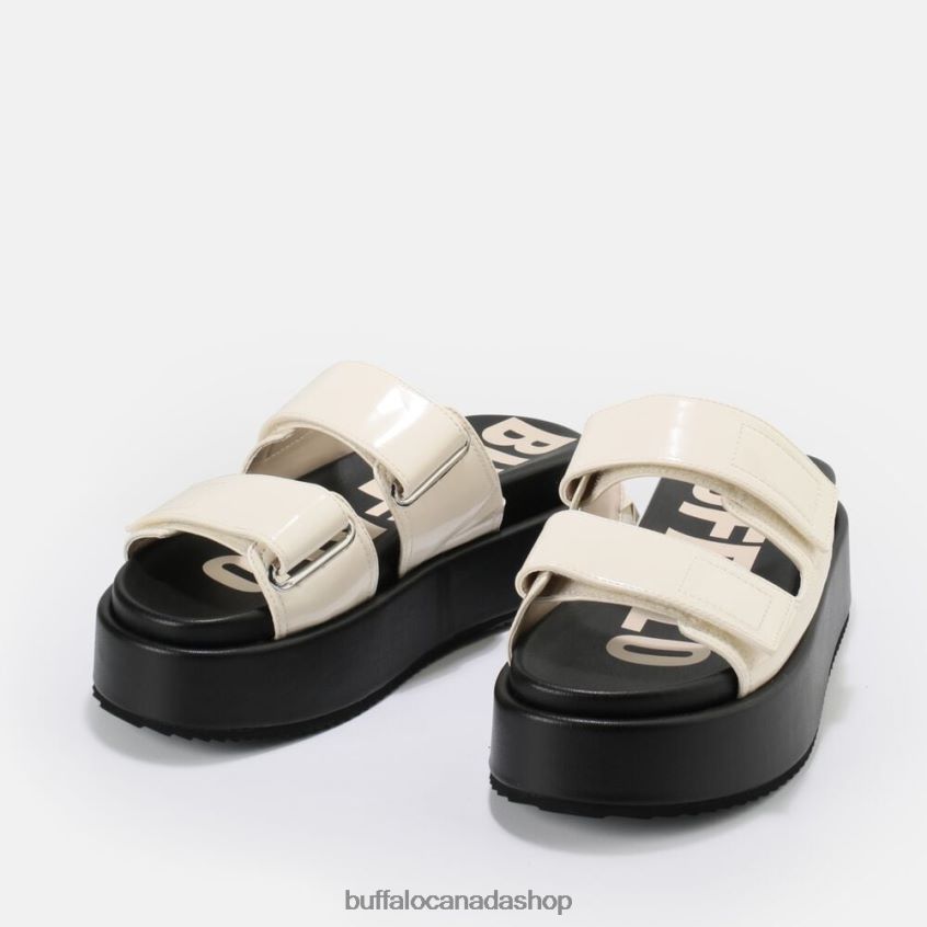 Noa Scandi vegan sandal Black Buffalo ZL64TZ921 |Slides