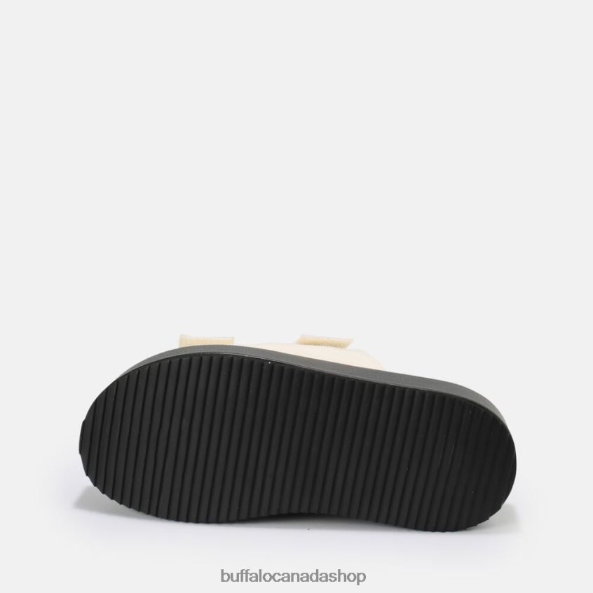 Noa Scandi vegan sandal Black Buffalo ZL64TZ921 |Slides