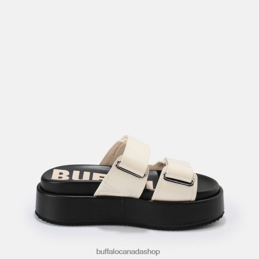 Noa Scandi vegan sandal Black Buffalo ZL64TZ921 |Slides