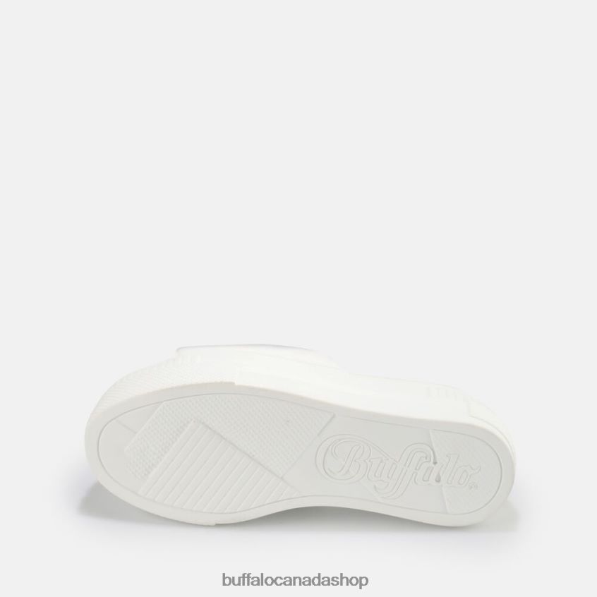 Paired Sld Sandal vegan White Buffalo ZL64TZ856 |Slides