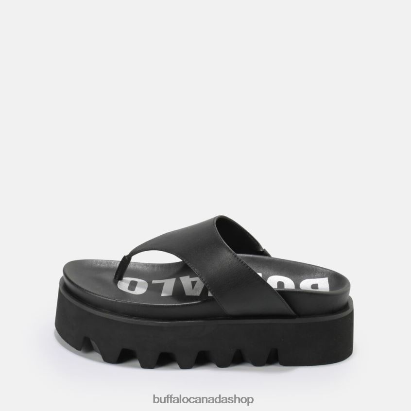 Perry Thong platform sandals vegan Black Buffalo ZL64TZ897 |Slides