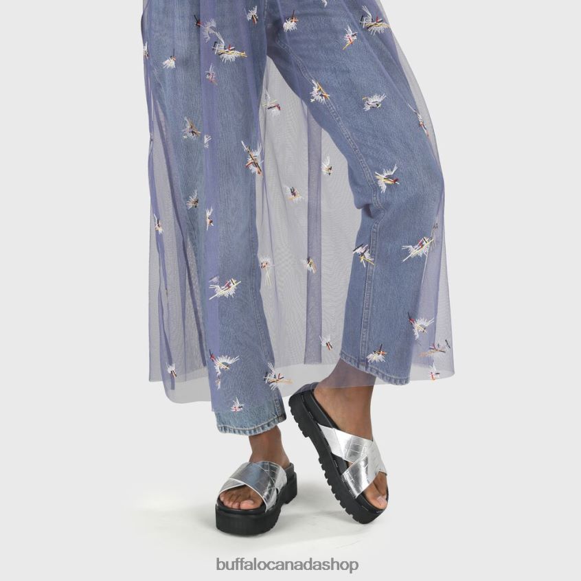 Raya vegan sandals Silver Buffalo ZL64TZ781 |Slides