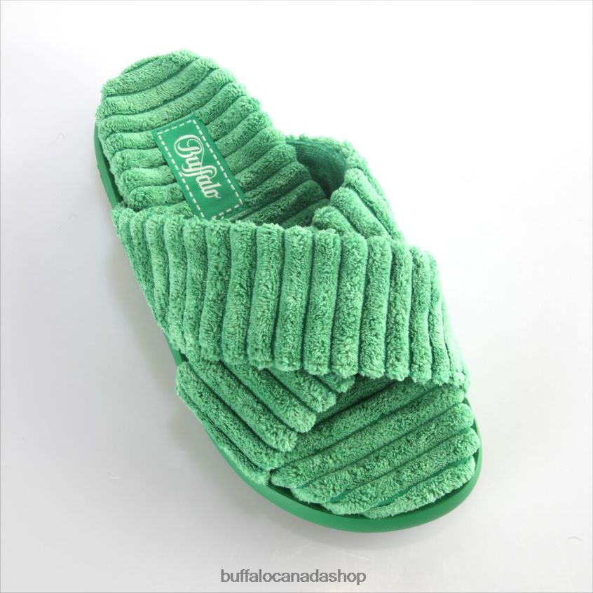 Rey Cross Platform Slide vegan Green Buffalo ZL64TZ648 |Slides