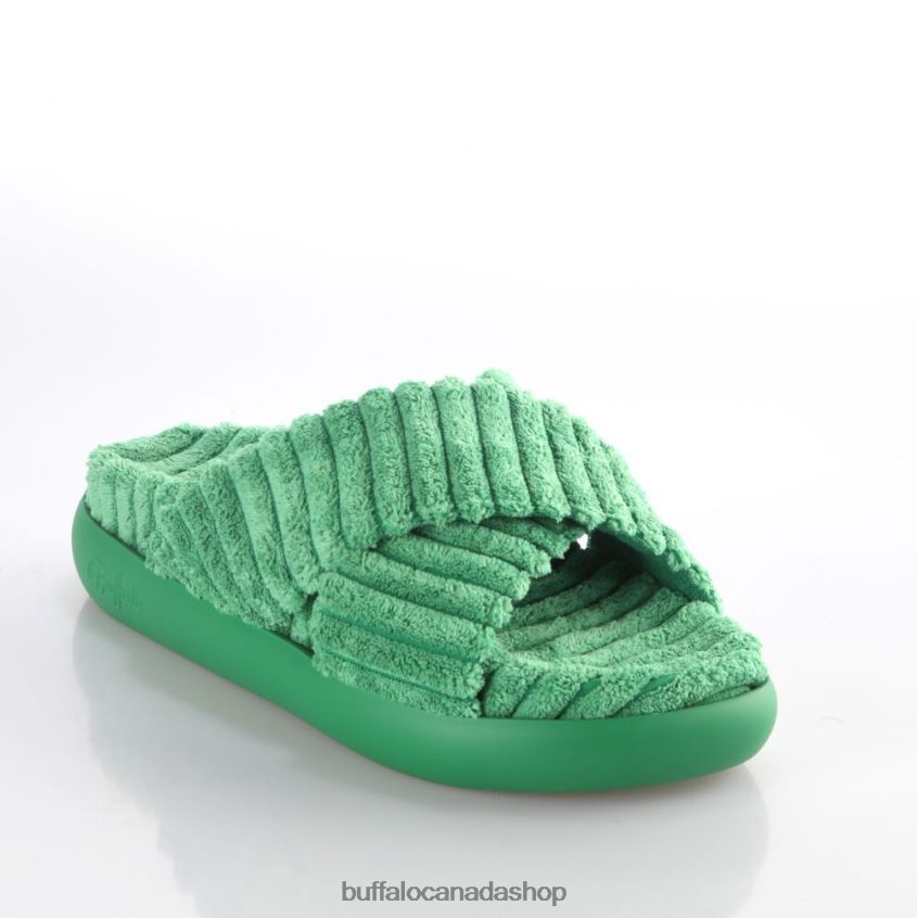 Rey Cross Platform Slide vegan Green Buffalo ZL64TZ648 |Slides