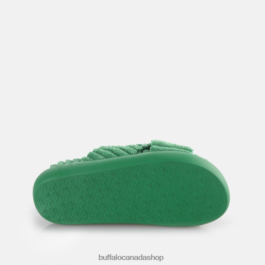 Rey Cross Platform Slide vegan Green Buffalo ZL64TZ648 |Slides