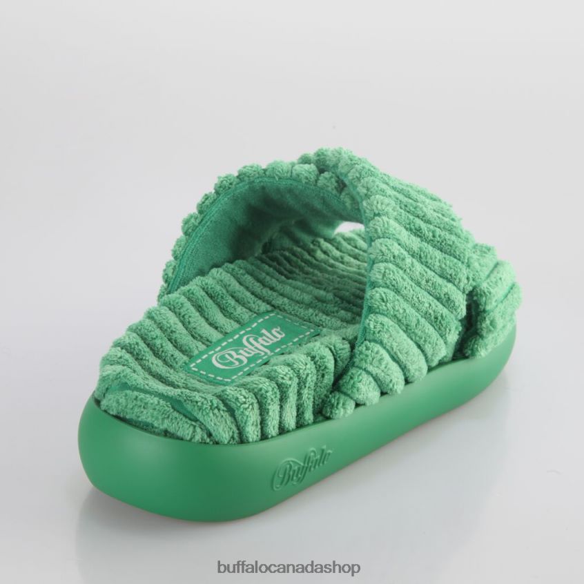 Rey Cross Platform Slide vegan Green Buffalo ZL64TZ648 |Slides