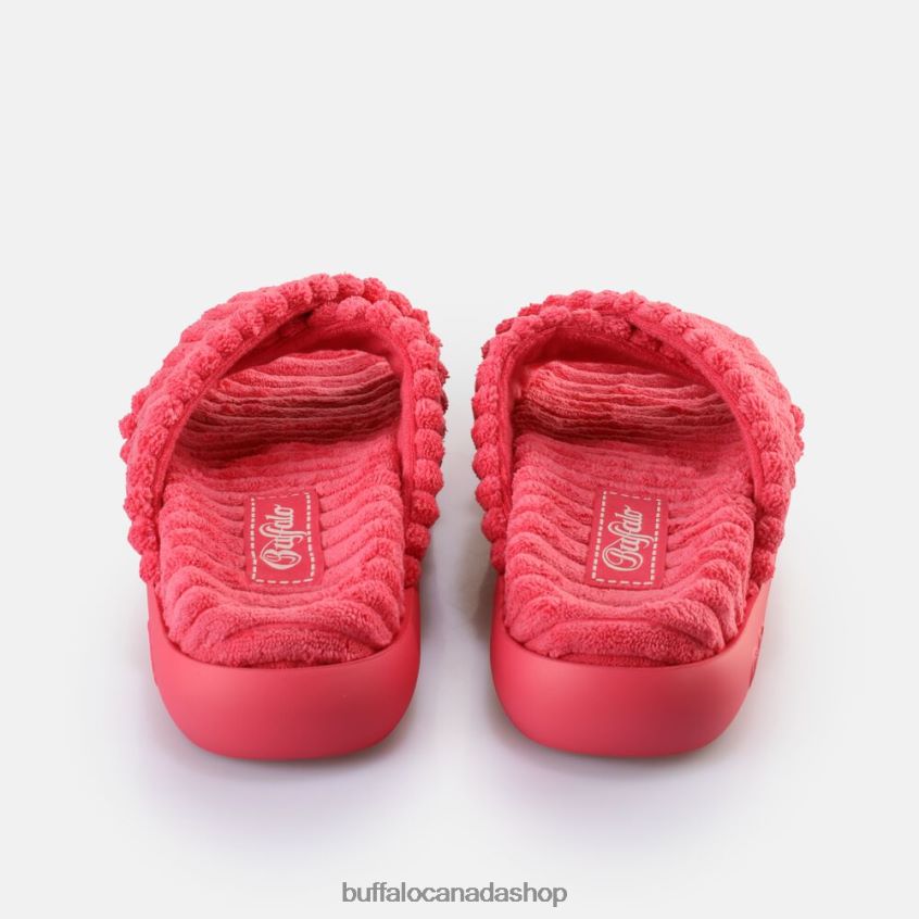 Rey Cross Platform Slide vegan Hot Pink Buffalo ZL64TZ162 |Slides