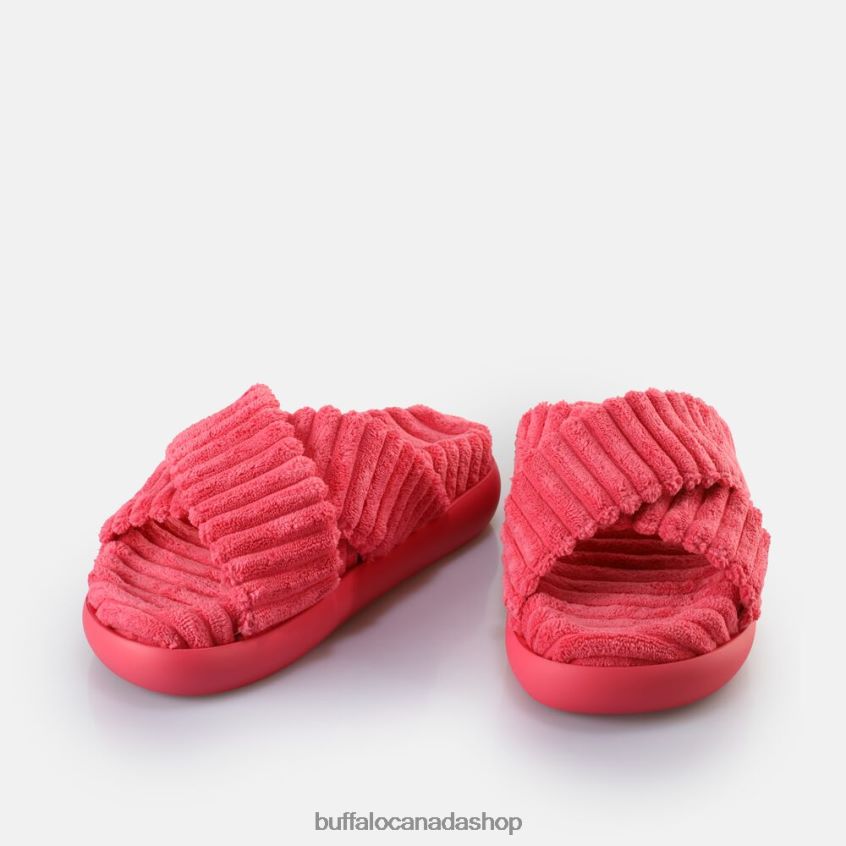 Rey Cross Platform Slide vegan Hot Pink Buffalo ZL64TZ162 |Slides