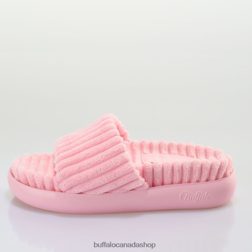 Rey Slide Platform Slide vegan Pink Buffalo ZL64TZ82 |Slides