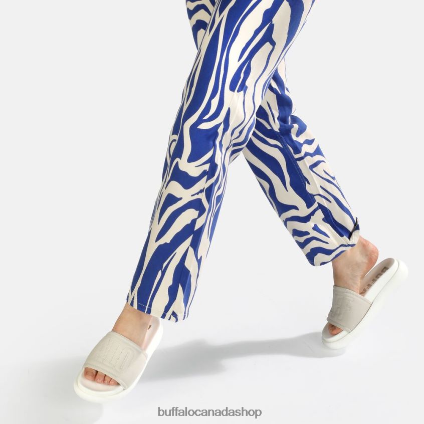 Rey platform sandal vegan nubuck Grey Buffalo ZL64TZ908 |Slides