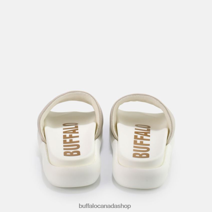 Rey platform sandal vegan nubuck Grey Buffalo ZL64TZ908 |Slides