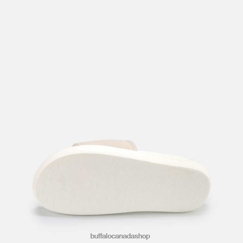 Rey platform sandal vegan nubuck Grey Buffalo ZL64TZ908 |Slides