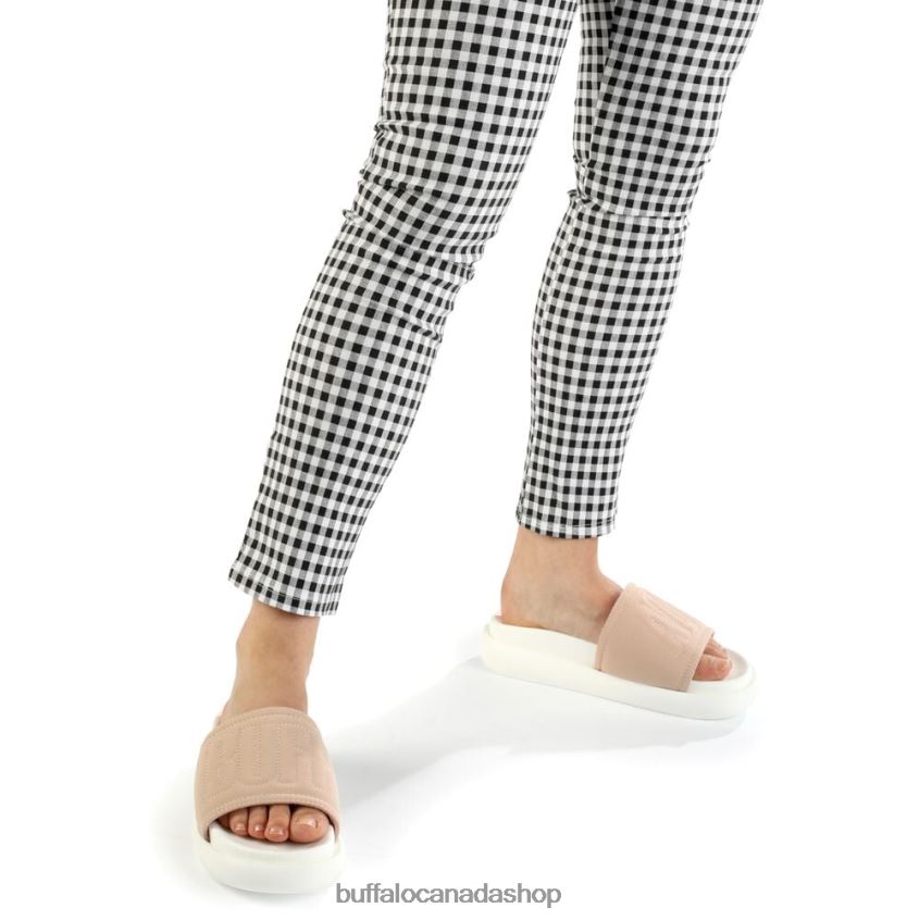 Rey platform sandal vegan nubuck Rose Buffalo ZL64TZ844 |Slides