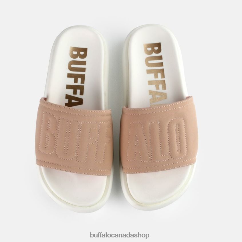 Rey platform sandal vegan nubuck Rose Buffalo ZL64TZ844 |Slides