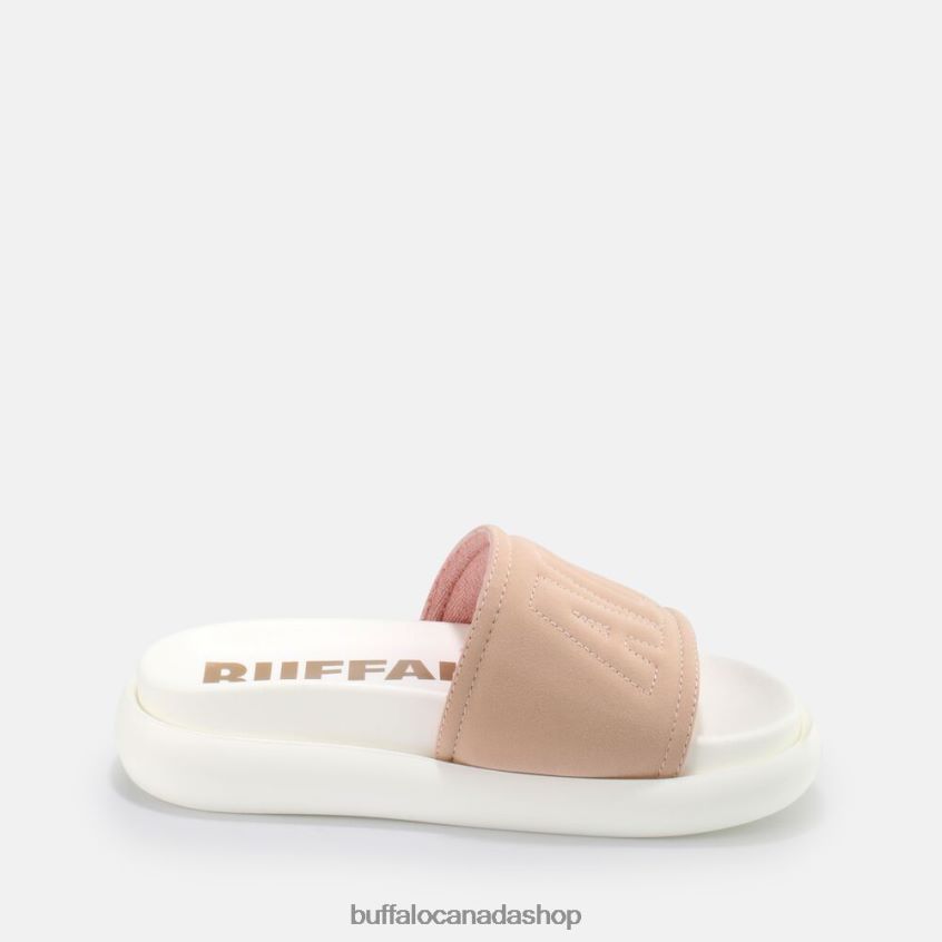 Rey platform sandal vegan nubuck Rose Buffalo ZL64TZ844 |Slides